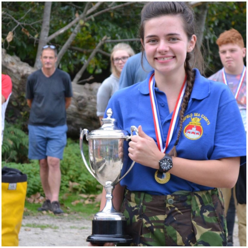 L Cdt Jess Edwards - Winner of the Team Leader trophy