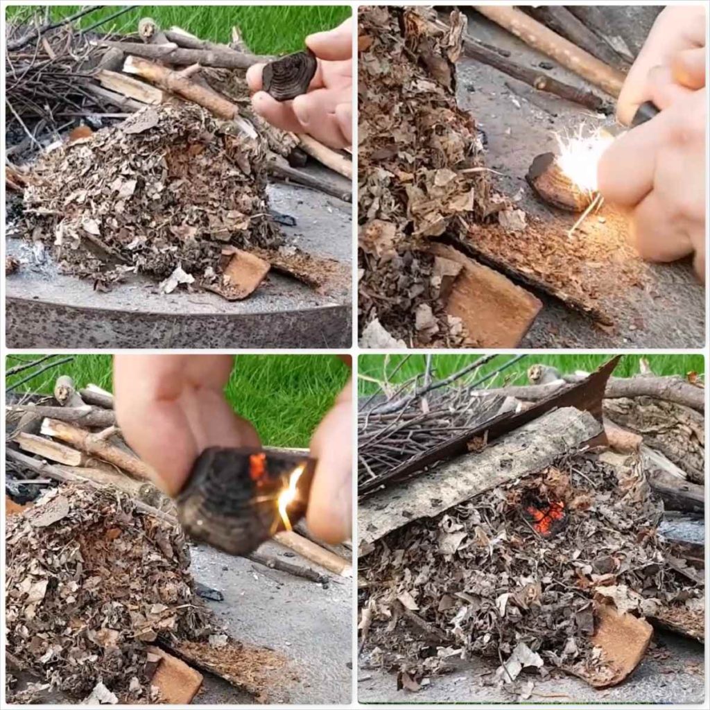 How To…. Make a Damp Tinder Fire Bushcraft Days